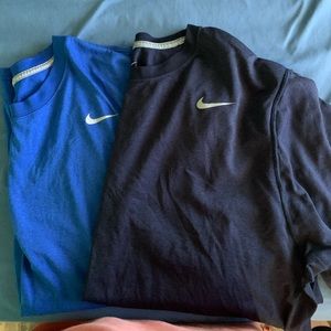 Set of 2 Nike dri-fit t shirts